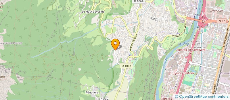 localisation de l'entreprise SIPOMA à SEYSSINS