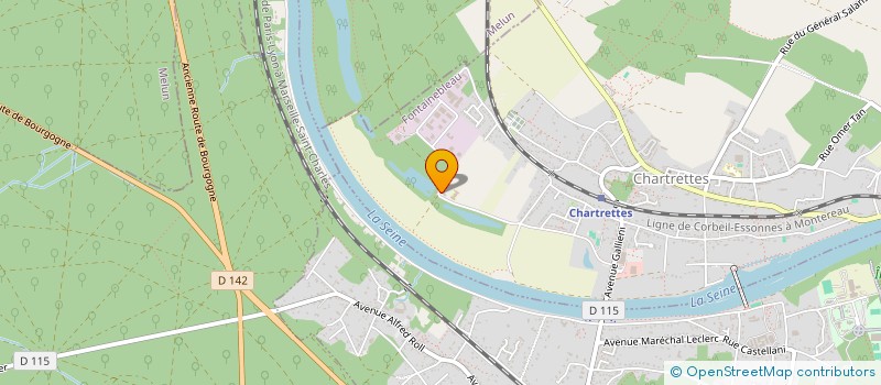 localisation de l'entreprise SIPP SOCIETE D'INGENIERIE DE PARTICIPATION ET DE PROMOTION.  CHARTRETTES