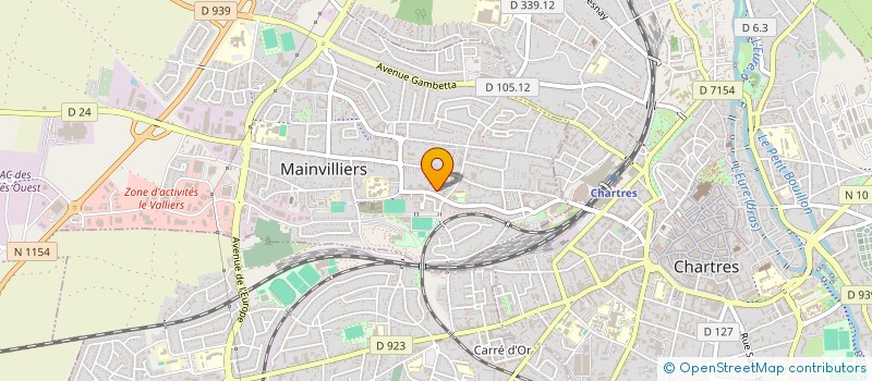 localisation de l'entreprise SIPREM à MAINVILLIERS