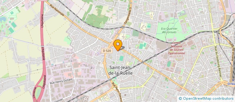 localisation de l'entreprise SIPRO  SAINT-JEAN-DE-LA-RUELLE