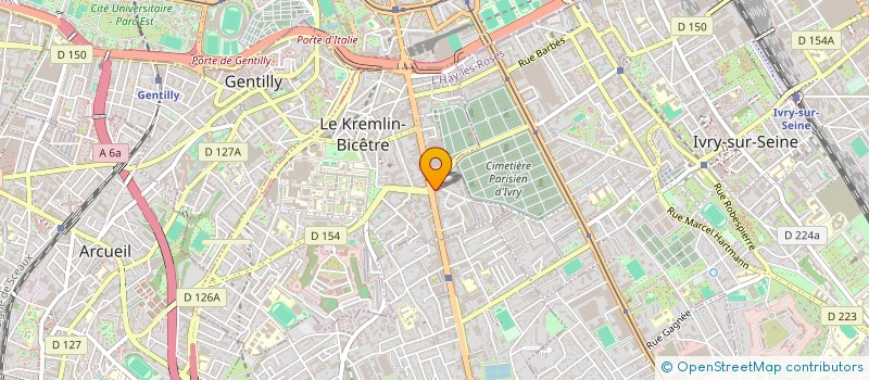 localisation de l'entreprise SIPRO à LE KREMLIN-BICETRE
