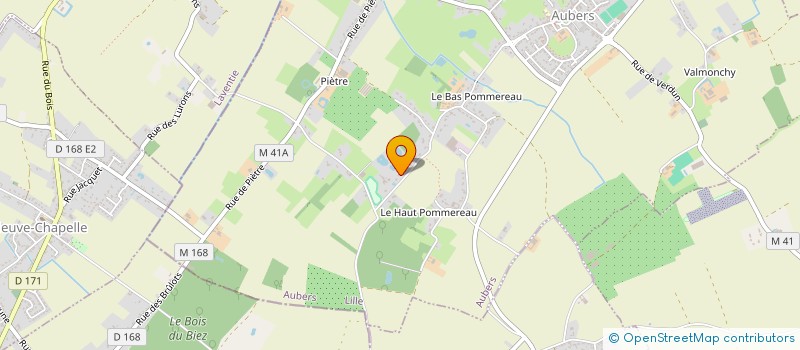 localisation de l'entreprise SIPROS à AUBERS