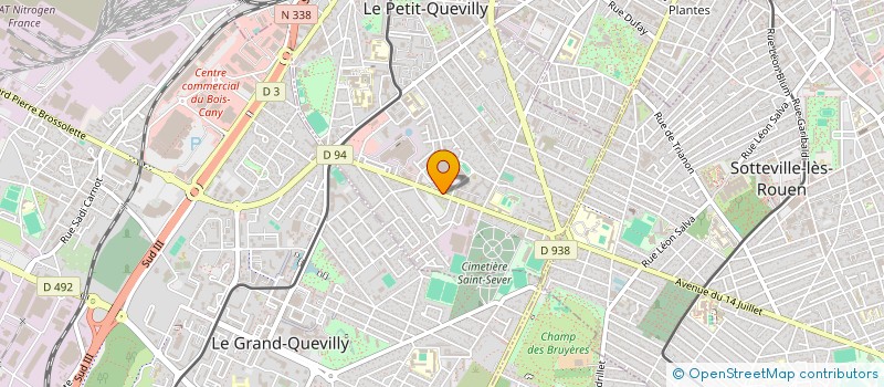 localisation de l'entreprise SIQUAL à LE PETIT-QUEVILLY