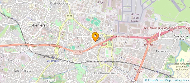 localisation de l'entreprise SIQUALIS à COLOMIERS