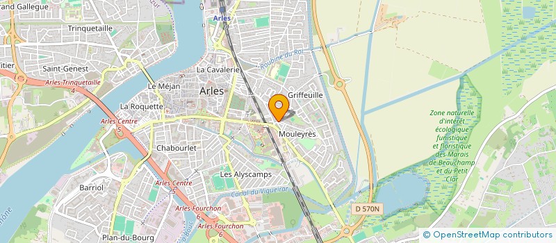 localisation de l'entreprise SIQUIJOR  ARLES