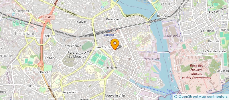 localisation de l'entreprise SIR COUVERTURE à LORIENT