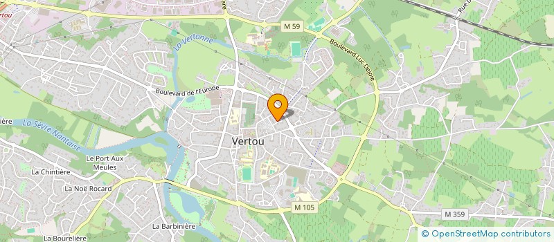 localisation de l'entreprise SIR JAC  VERTOU