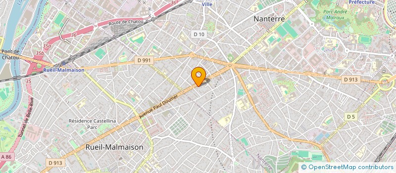 localisation de l'entreprise SIR & LYS à NANTERRE