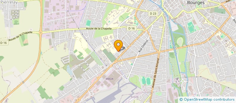 localisation de l'entreprise SIR & ROB'S  BOURGES