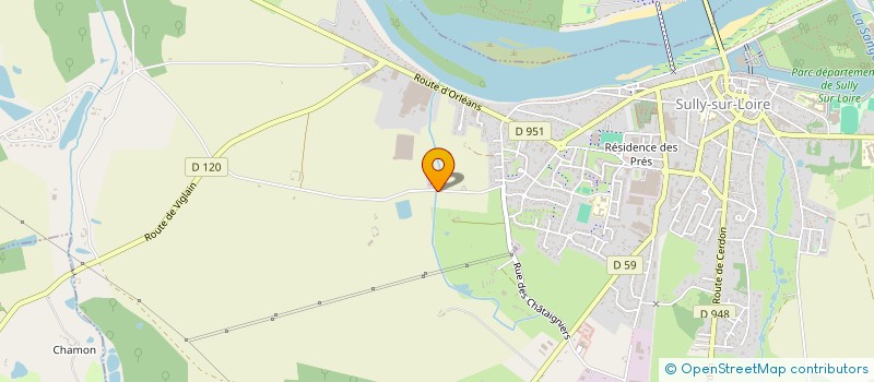 localisation de l'entreprise SIR SAS à SULLY-SUR-LOIRE