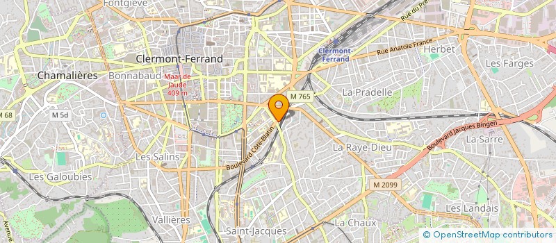 localisation de l'entreprise SIRA  CLERMONT-FERRAND