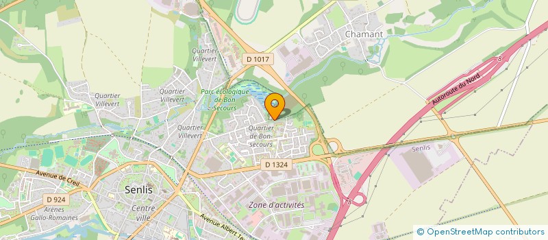 localisation de l'entreprise SIRA  SENLIS