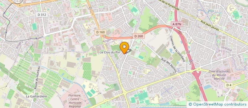 localisation de l'entreprise SIRA  LES PONTS-DE-CE