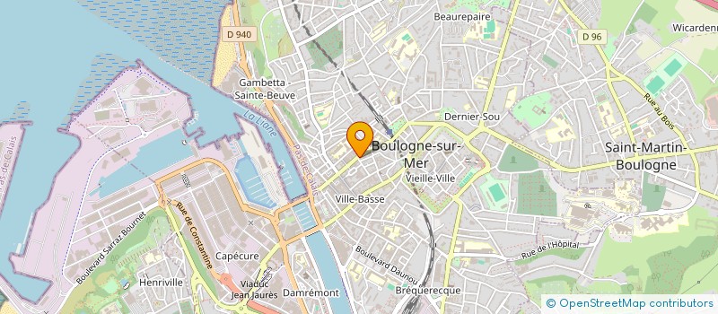 localisation de l'entreprise SIRA à BOULOGNE-SUR-MER