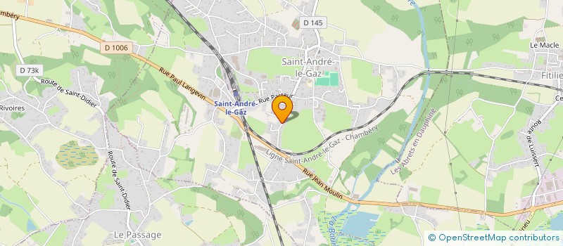 localisation de l'entreprise SIRA SOC INVESTISSEMENT RHONE ALPES  LES ABRETS-EN-DAUPHINE