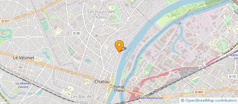 localisation de l'entreprise SIRA SYSTEMES INTELLIGENTS EN ROBOTIQUE ET AUTOMATION à CHATOU