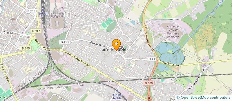 localisation de l'entreprise SIRABLEU  SIN-LE-NOBLE