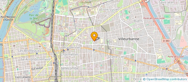 localisation de l'entreprise SIRAC - ARCHITECTE DE VOS EMPLOIS à VILLEURBANNE