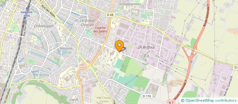 localisation de l'entreprise SIRAC VALENCE à VILLEURBANNE