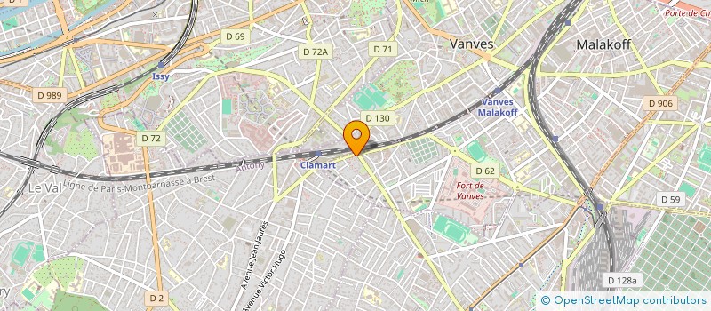 localisation de l'entreprise SIRACIDE  MALAKOFF