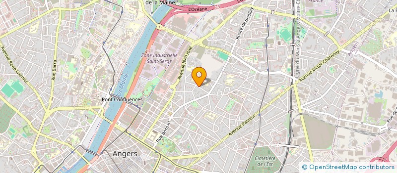 localisation de l'entreprise SIRAH à ANGERS