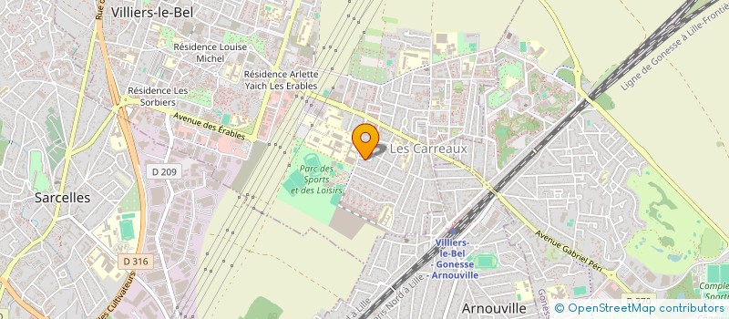 localisation de l'entreprise SIRALIFT  VILLIERS-LE-BEL