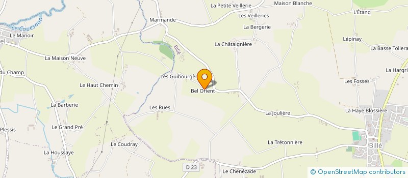 localisation de l'entreprise SIRAMA  BILLE