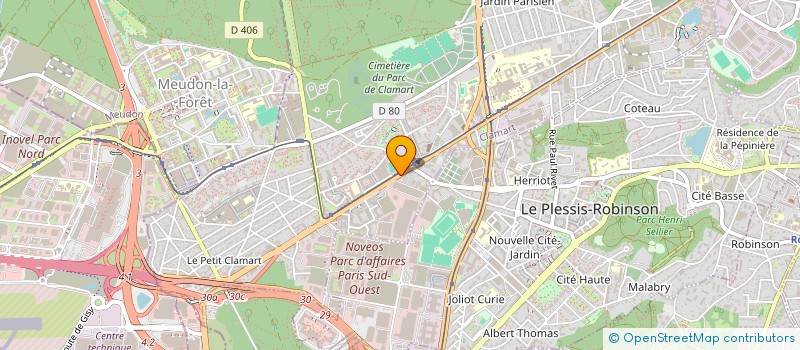 localisation de l'entreprise SIRAN à CLAMART