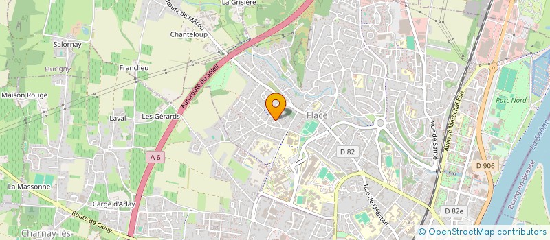 localisation de l'entreprise SIRAUDIN-DENAVE à MACON