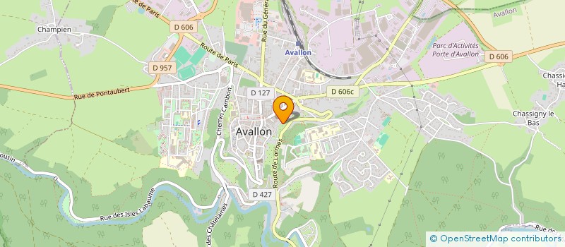 localisation de l'entreprise SIRAVAL  THAROT