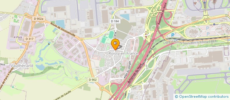 localisation de l'entreprise SIRBAT à ROISSY-EN-FRANCE