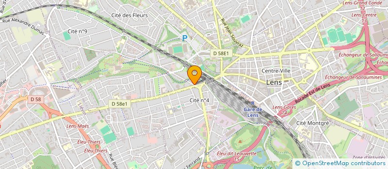 localisation de l'entreprise SIRCA & CO à LENS