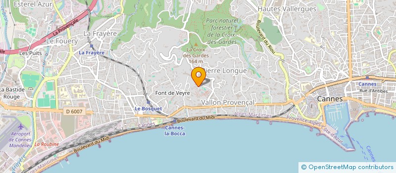 localisation de l'entreprise SIRCA MENUISERIES à CANNES