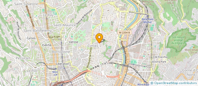 localisation de l'entreprise SIRCU BAT à NICE