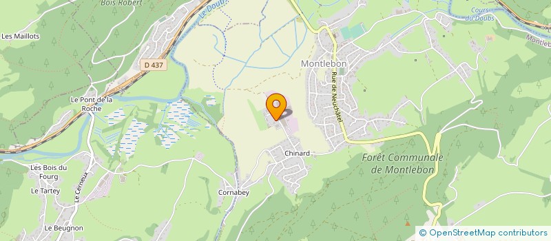 localisation de l'entreprise SIRE ALAIN  MONTLEBON