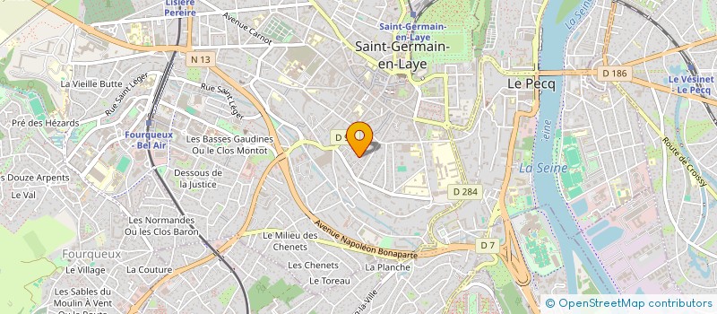 localisation de l'entreprise SIRE BLANCHOT INC  SAINT-GERMAIN-EN-LAYE