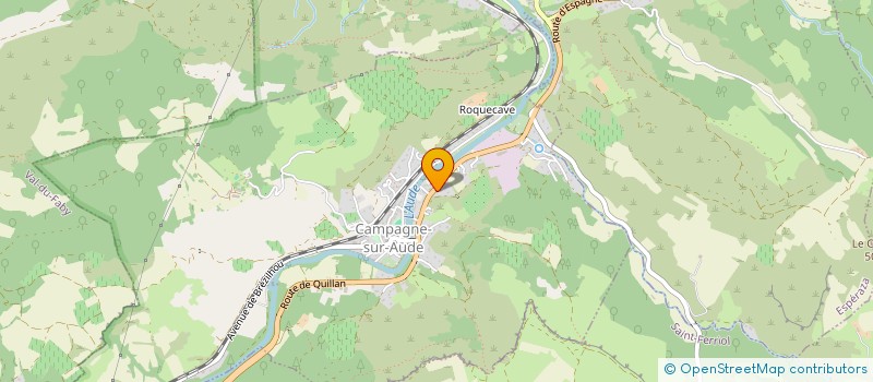 localisation de l'entreprise SIRE GREKA à CAMPAGNE-SUR-AUDE