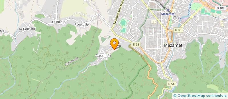 localisation de l'entreprise SIRE IMMO  AUSSILLON