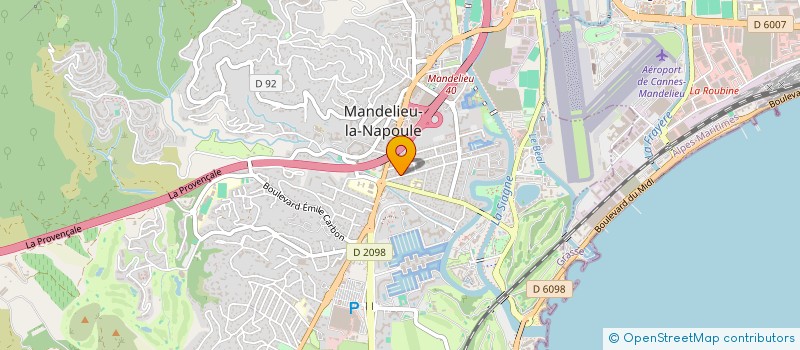 localisation de l'entreprise SIRE SARL à MANDELIEU-LA-NAPOULE