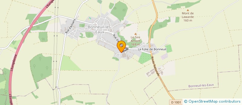 localisation de l'entreprise SIREGE  BONNEUIL-LES-EAUX