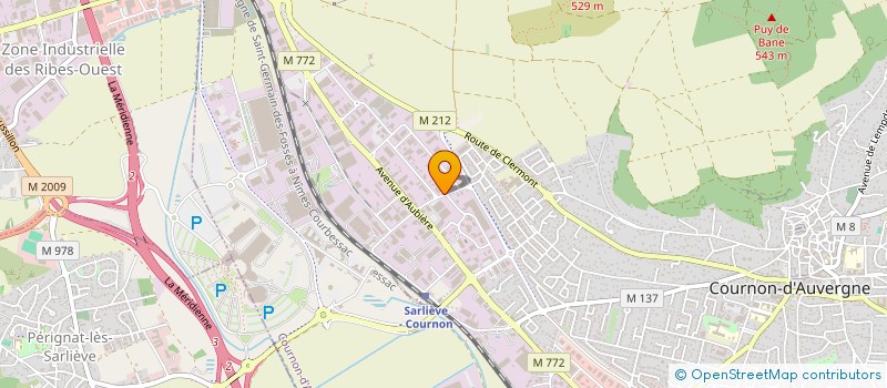 localisation de l'entreprise SIREIX  COURNON-D'AUVERGNE