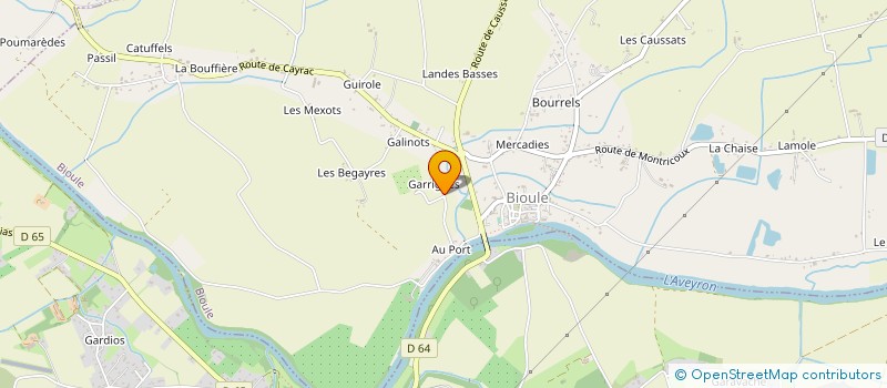 localisation de l'entreprise SIREJOLS TP à VAISSAC