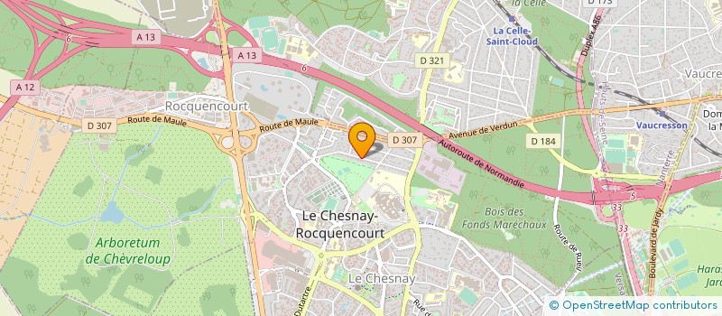 localisation de l'entreprise SIRELI  LE CHESNAY-ROCQUENCOURT