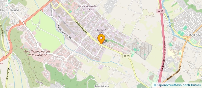 localisation de l'entreprise SIREN MAINTENANCE à AIX-EN-PROVENCE