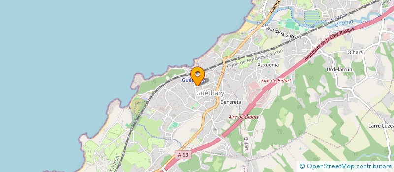 localisation de l'entreprise SIRENAK à GUETHARY