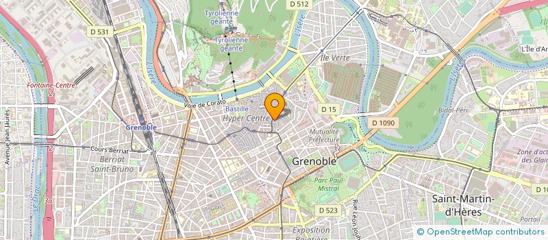 localisation de l'entreprise SIRENE à GRENOBLE