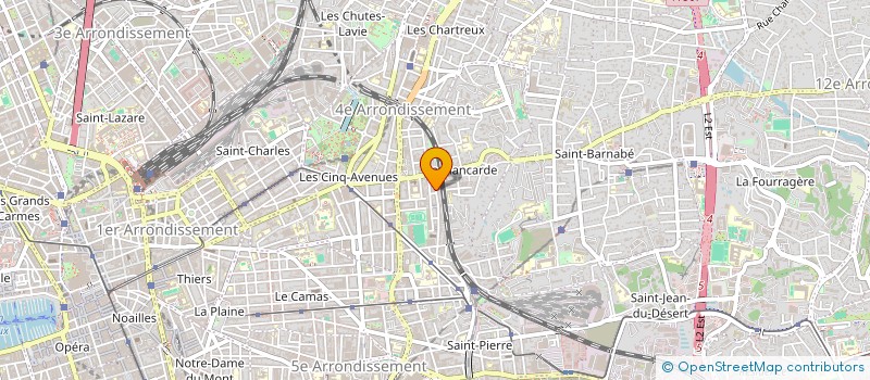 localisation de l'entreprise SIRENE à MARSEILLE
