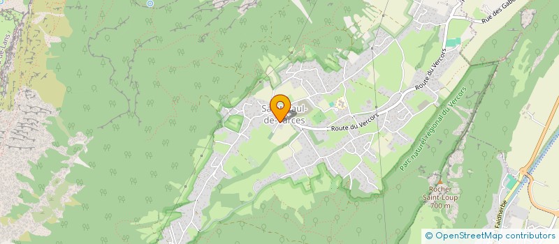 localisation de l'entreprise SIRENE FACTORY  SAINT-PAUL-DE-VARCES