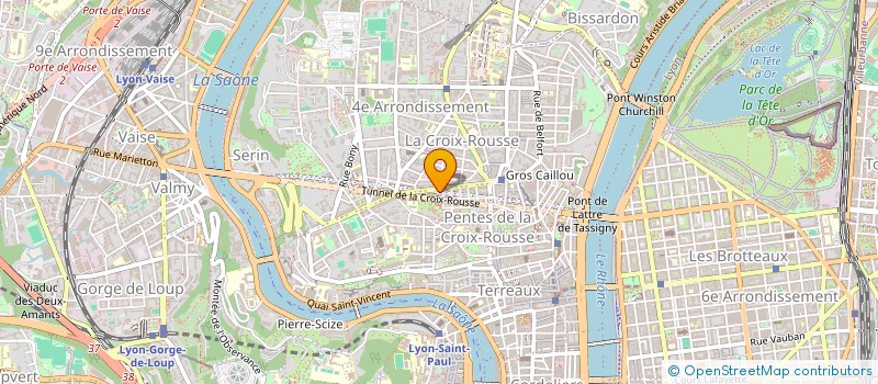 localisation de l'entreprise SIRENE ROUGE GAMES à LYON