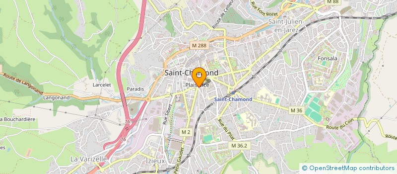 localisation de l'entreprise SIRENES ET VIEILLES PALMES à SAINT-CHAMOND